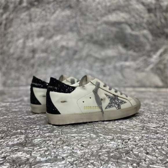 Golden Goose Black tail grey star small dirty shoes sneakers - Picture 5 of 6